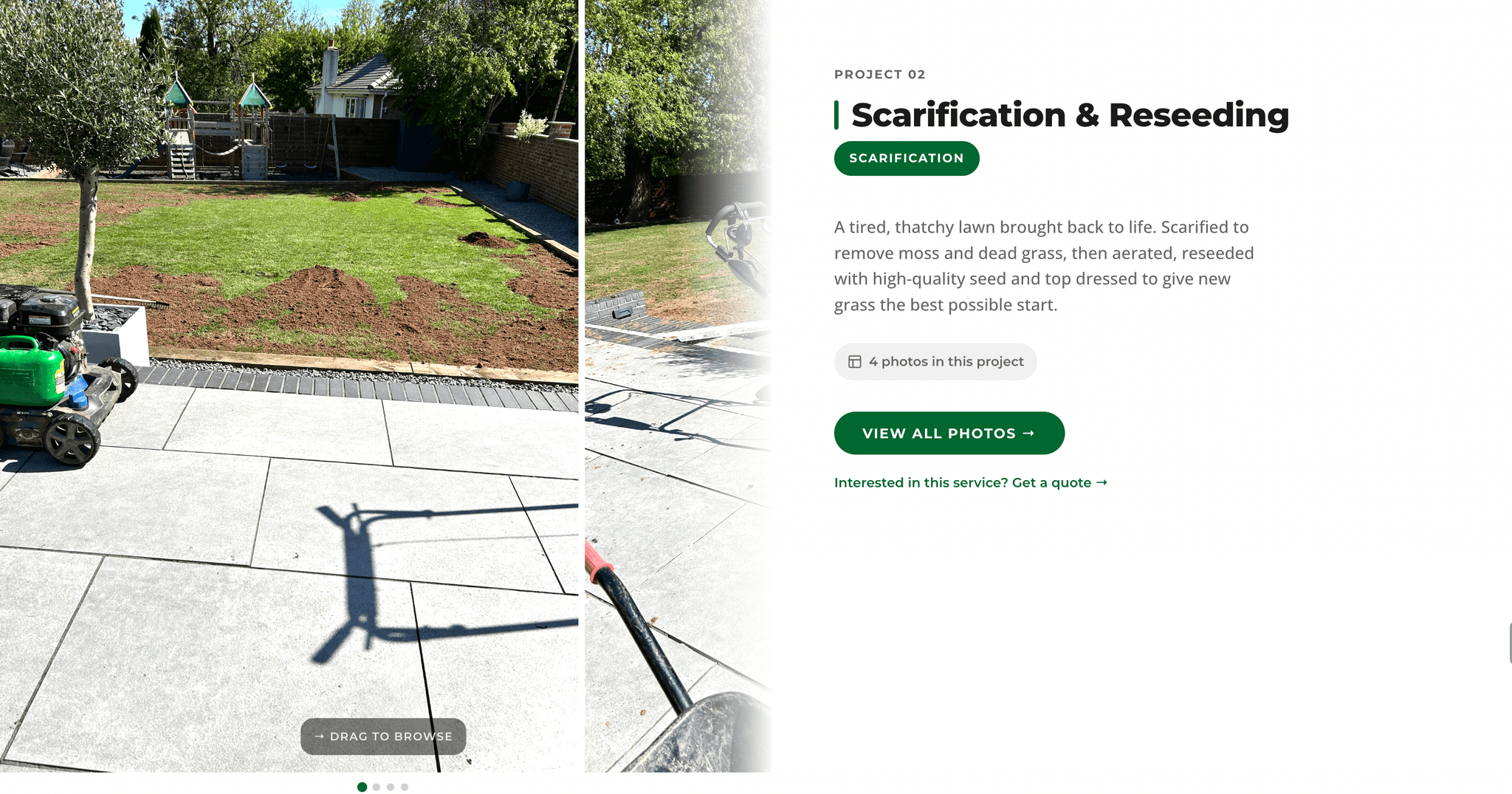 Project 02 — Scarification and Reseeding