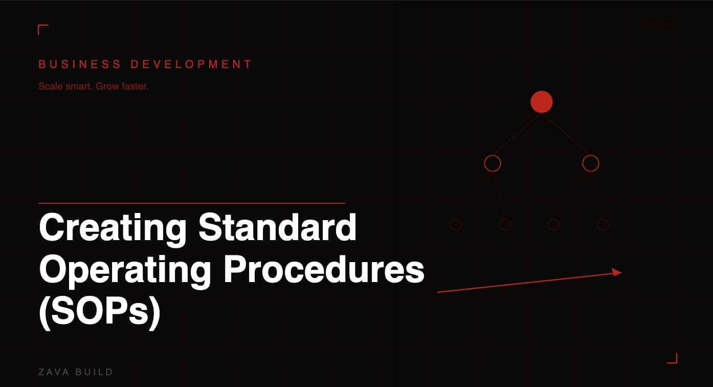 Creating Standard Operating Procedures (SOPs) | Zava Build Middlesbrough