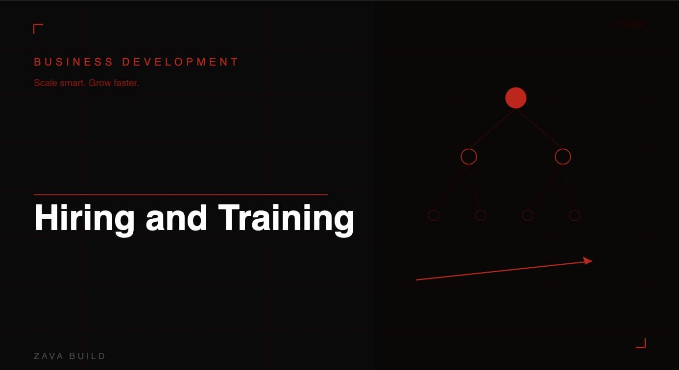 Hiring and Training | Zava Build Middlesbrough