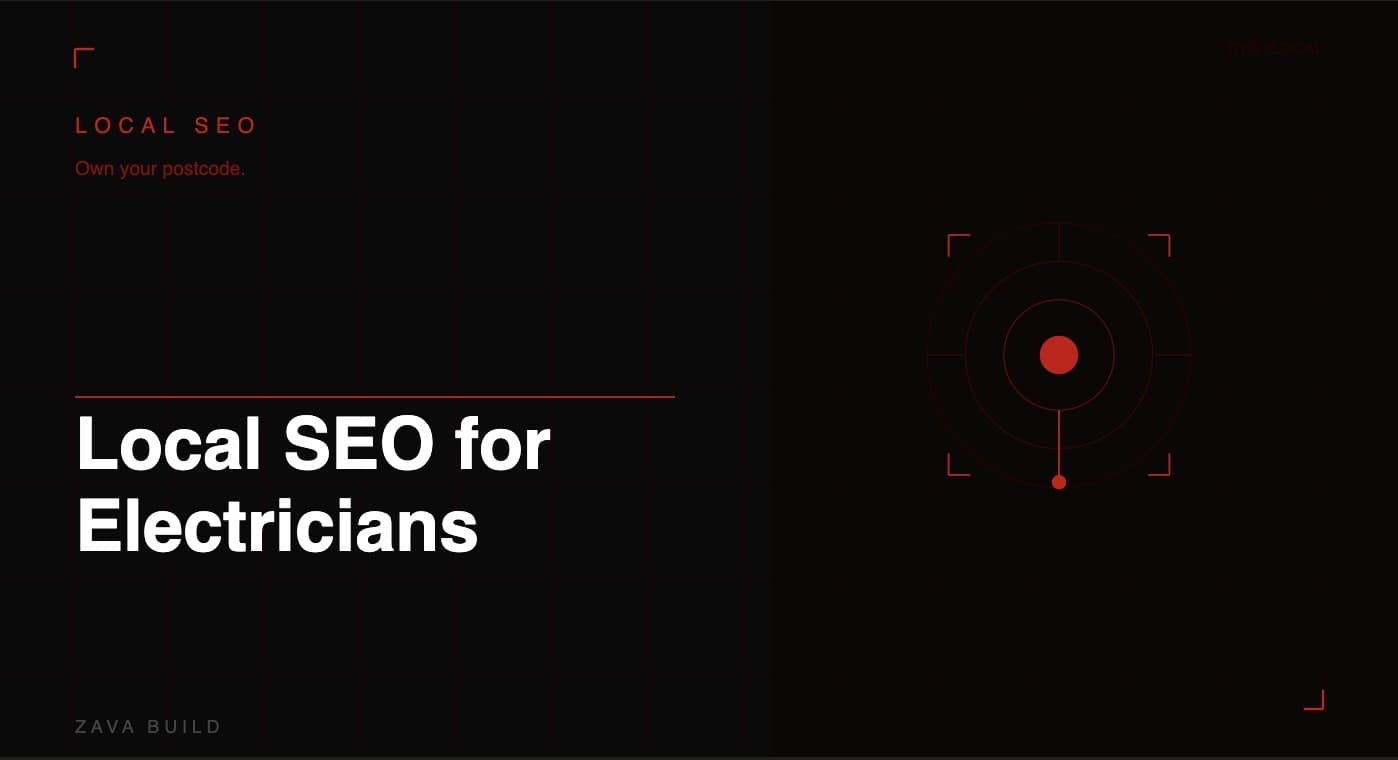 Local SEO for Electricians | Zava Build Middlesbrough