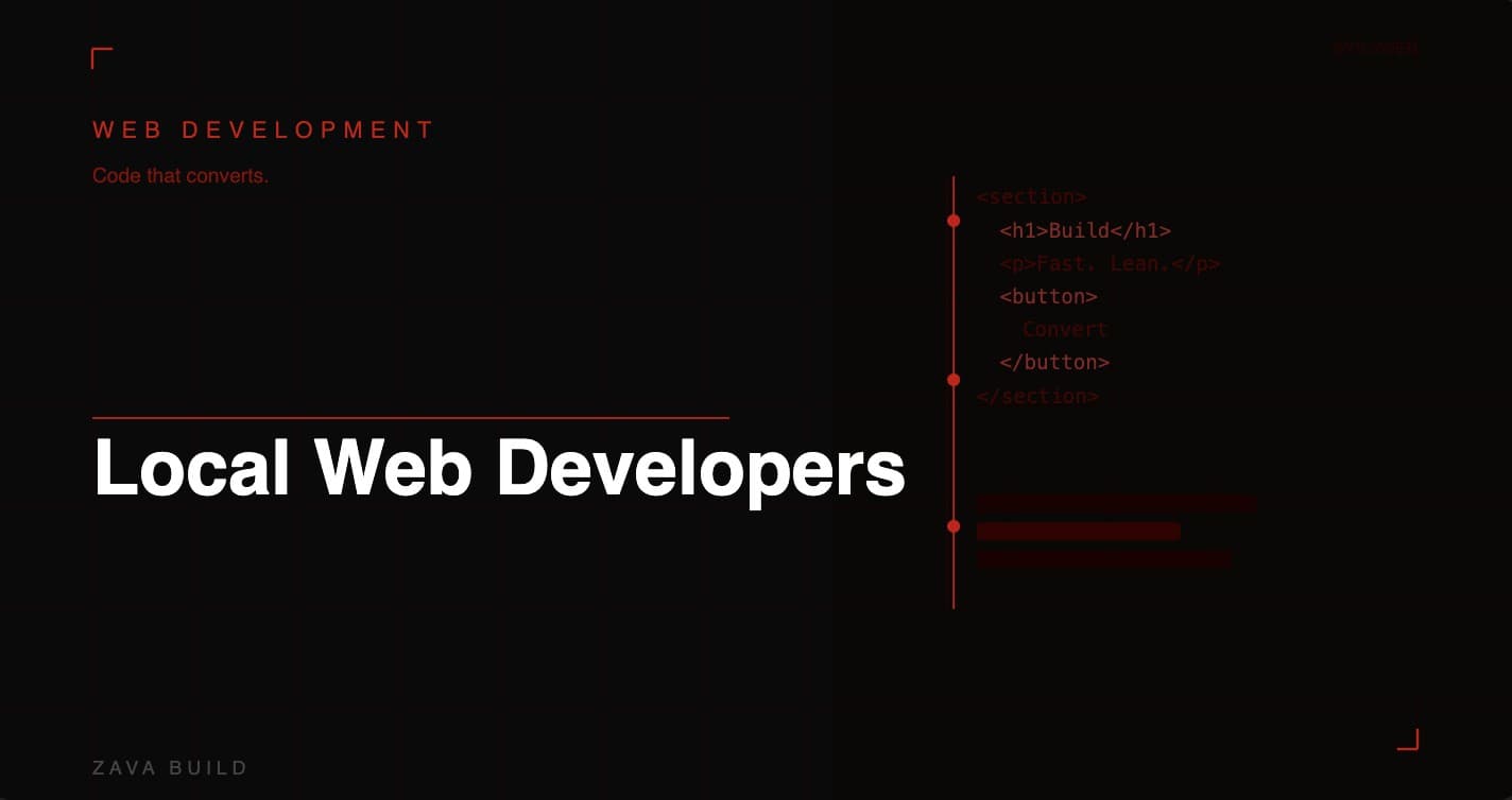 Local Web Developers | Zava Build Middlesbrough