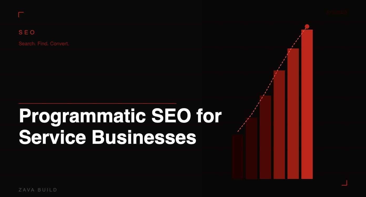 Programmatic SEO for Service Businesses | Zava Build Middlesbrough