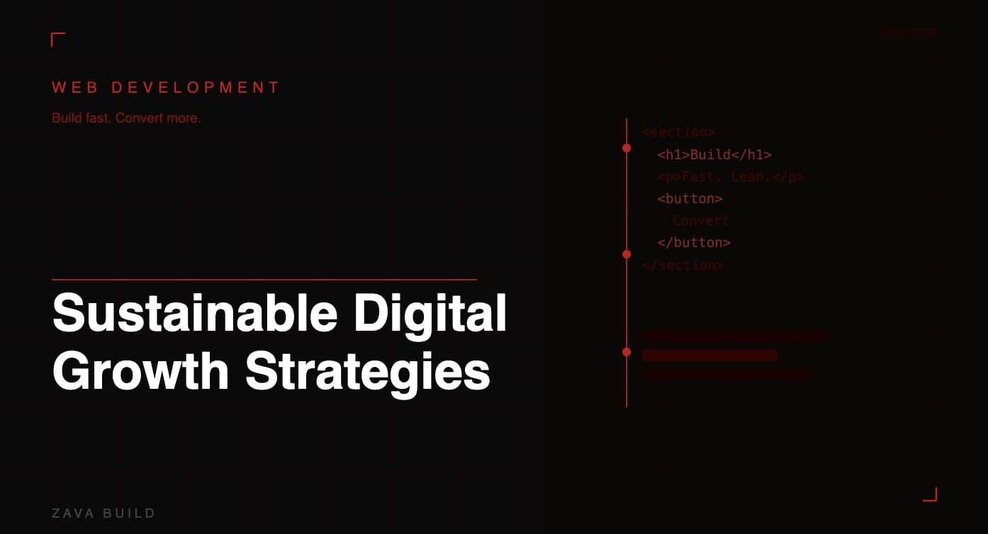 Sustainable Digital Growth Strategies | Zava Build Middlesbrough