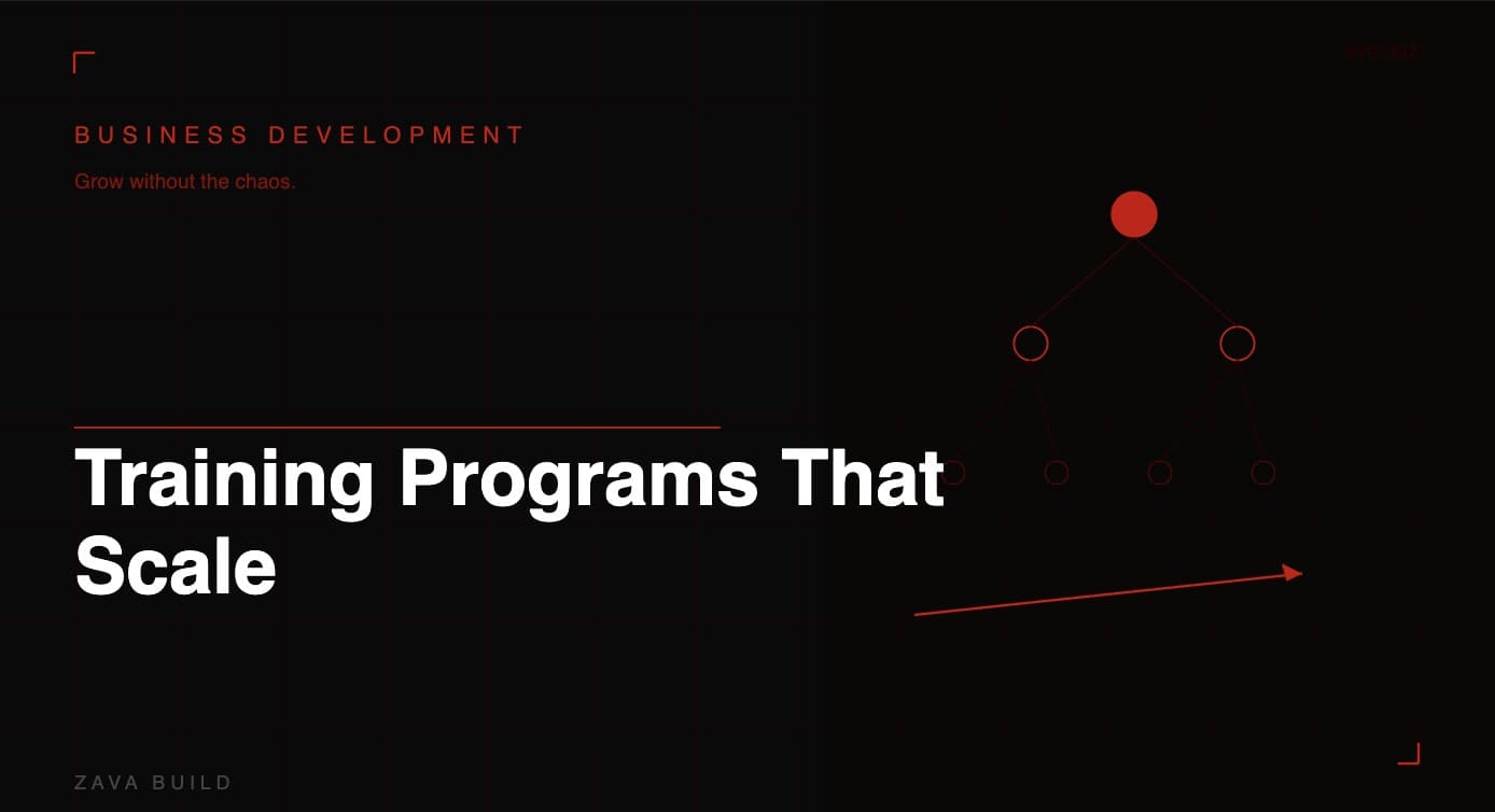 Training Programs That Scale | Zava Build Middlesbrough