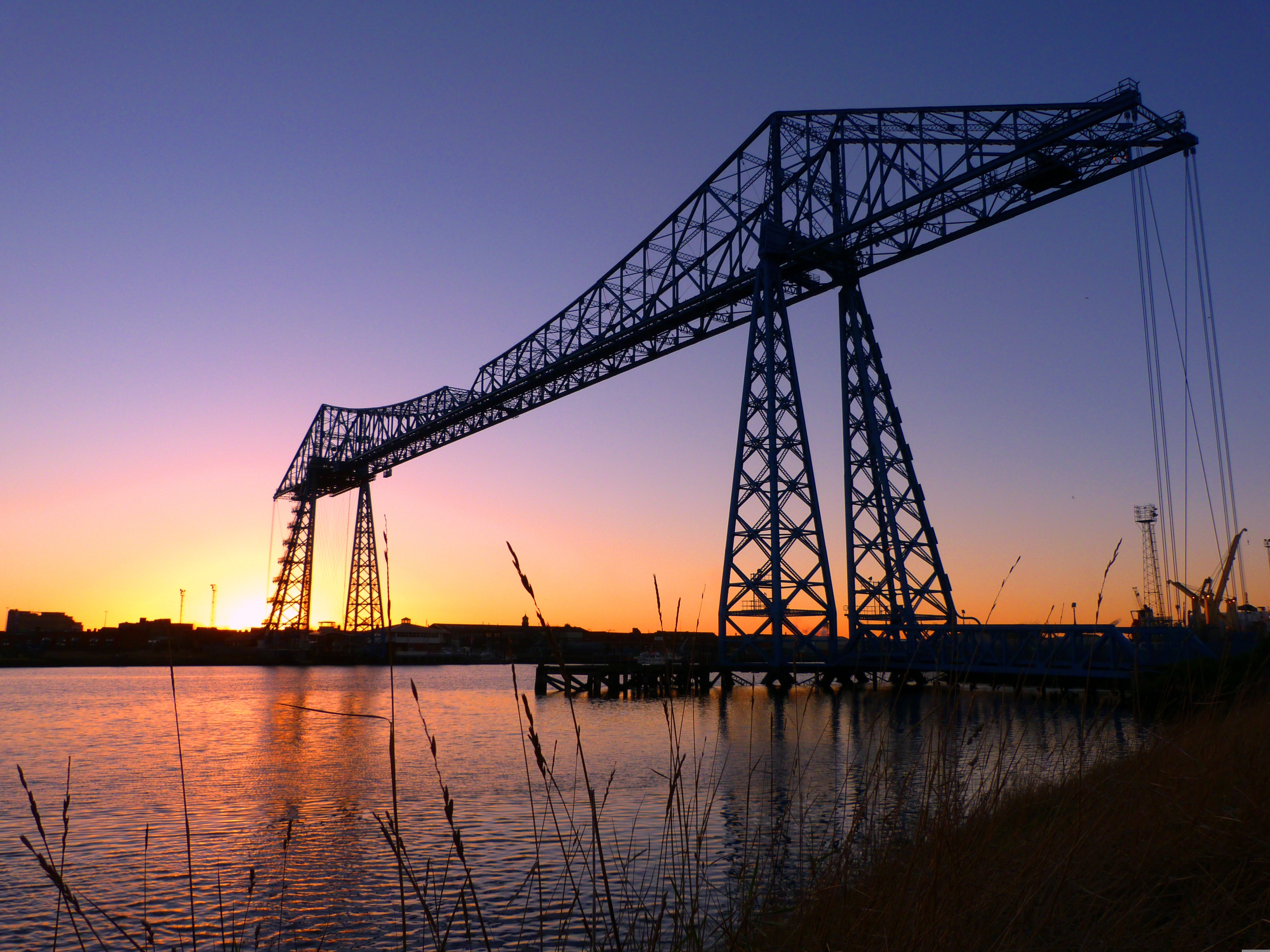 Iconic Transporter Bridge in Middlesbrough, a symbol of Teesside pride, digital marketing agency in Middlesbrough